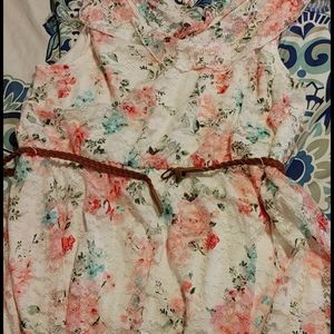 Floral lace dress